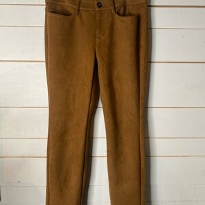 J. Jill Tan Suede Trousers